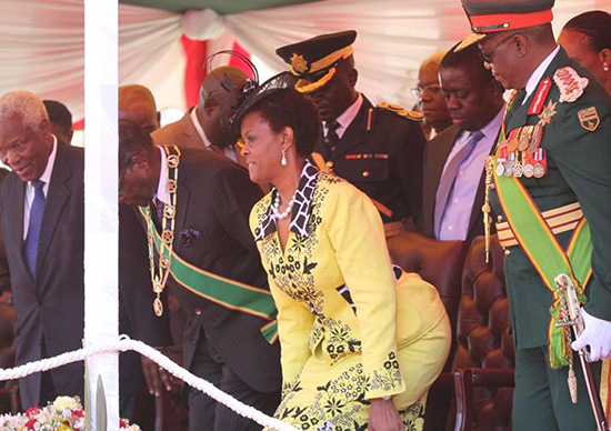 mugabe grace sleeping young ministers cabinet army tells wife zambianobserver announced chief around