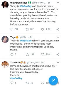 See How Nigerians Are Marking 'No Bra Day' 2018 On Social Media (Photos) -  9jaflaver