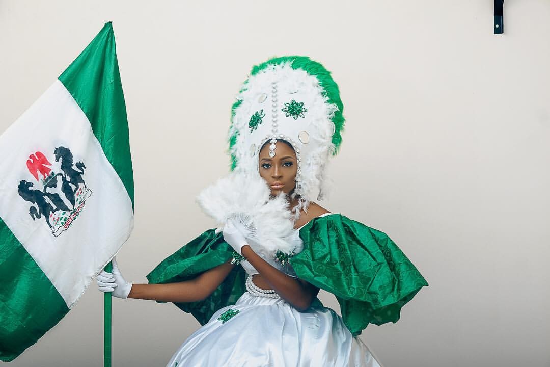Nigerian Beauty Queens Mark Independence Day With Cute Photoshoot -  9jaflaver