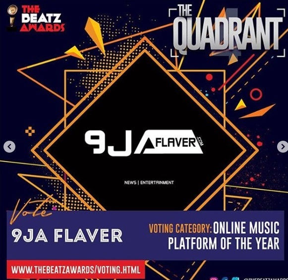 9jaflaver Has Been Nominated As Best Online Music Platform (Please Vote Us)