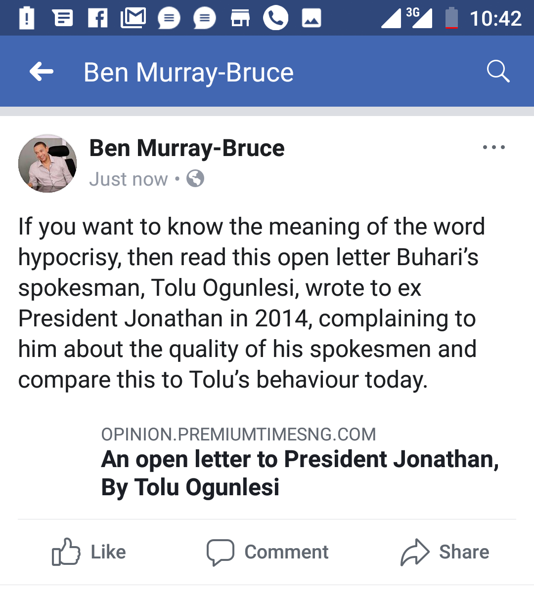 This Buhari Aide S Open Letter To Gej Is The True Meaning Of Hypocrisy Bruce 9jaflaver
