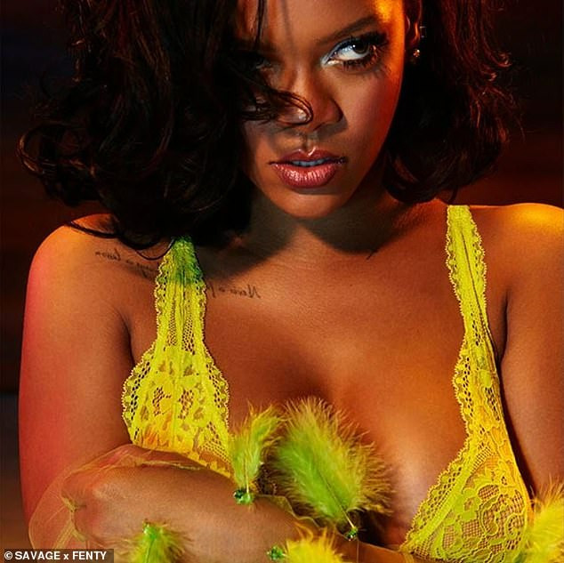 Rihanna puts her sexy body on display as she poses in skimpy lingerie and  bodysuit (Photos)