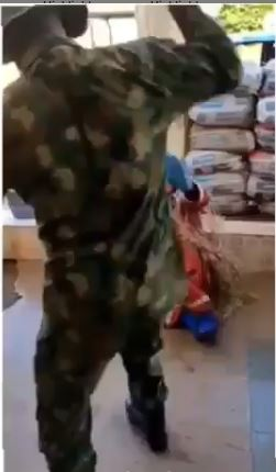WOW!!! Masquerade Cries And Shouts As He Gets Flogged By A Soldier