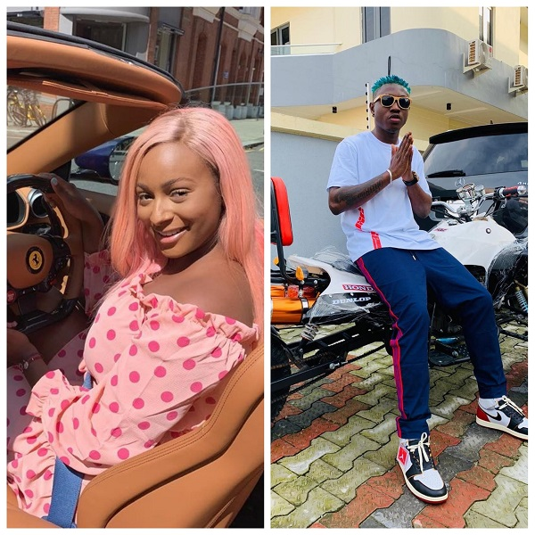 DJ Cuppy Gifts Zlatan Ibile Headphone Pictured 9jaflaver