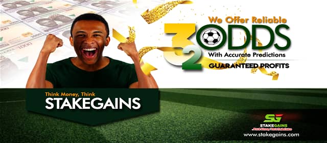 Stakegains - Get Best Football Prediction Tips And Correct Scores From  Experts - 9jaflaver
