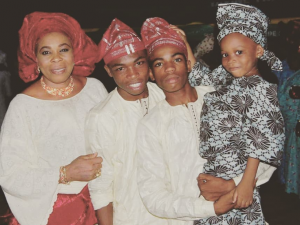 Popular music star Mayorkun's mother actress Toyin Adewale ...