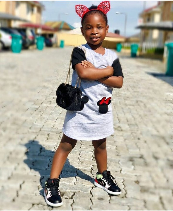 Davido S Daughter Imade And Tiwa Savage S Son Share A Toast To Their Friendship