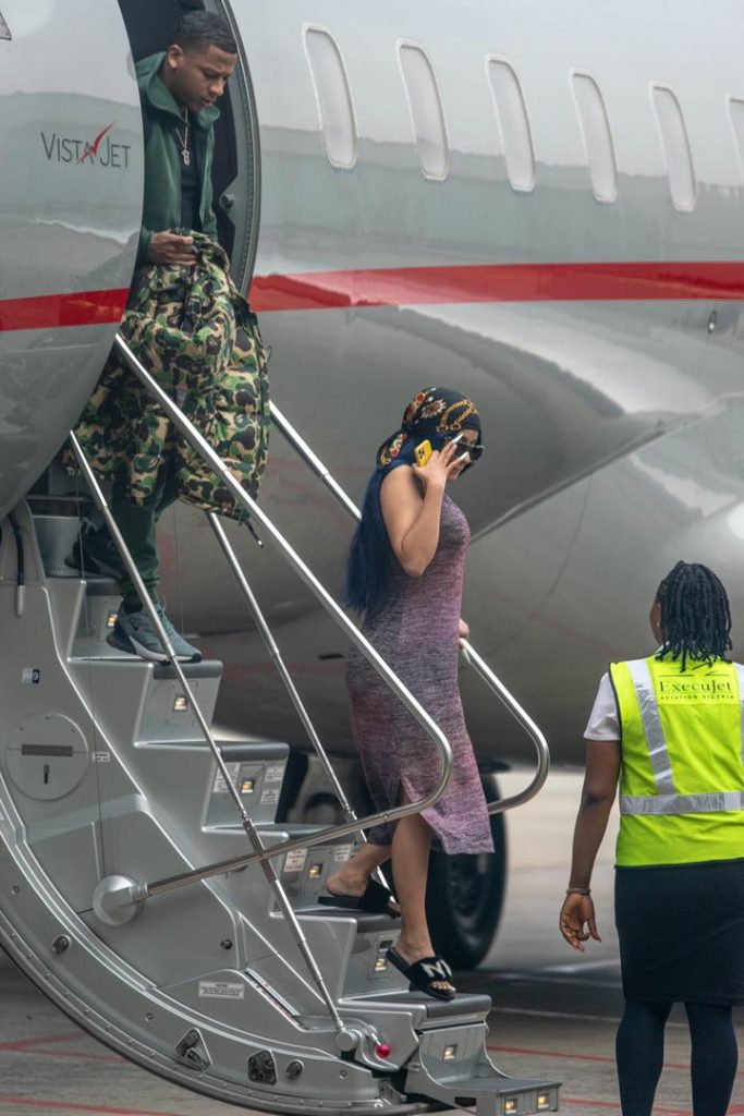 Cardi B Arrives Lagos In $20,000,000 Private Jet 1