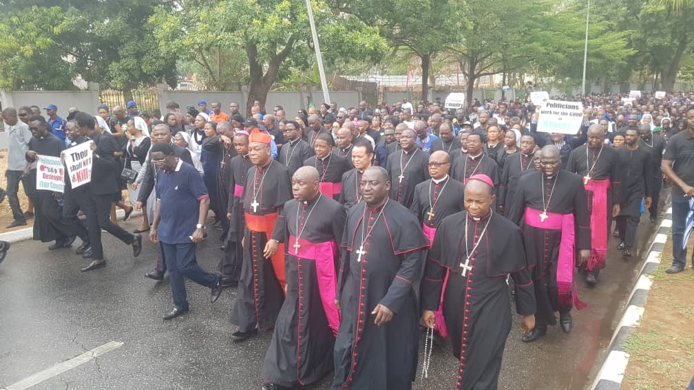 Image result for catholic bishops protest