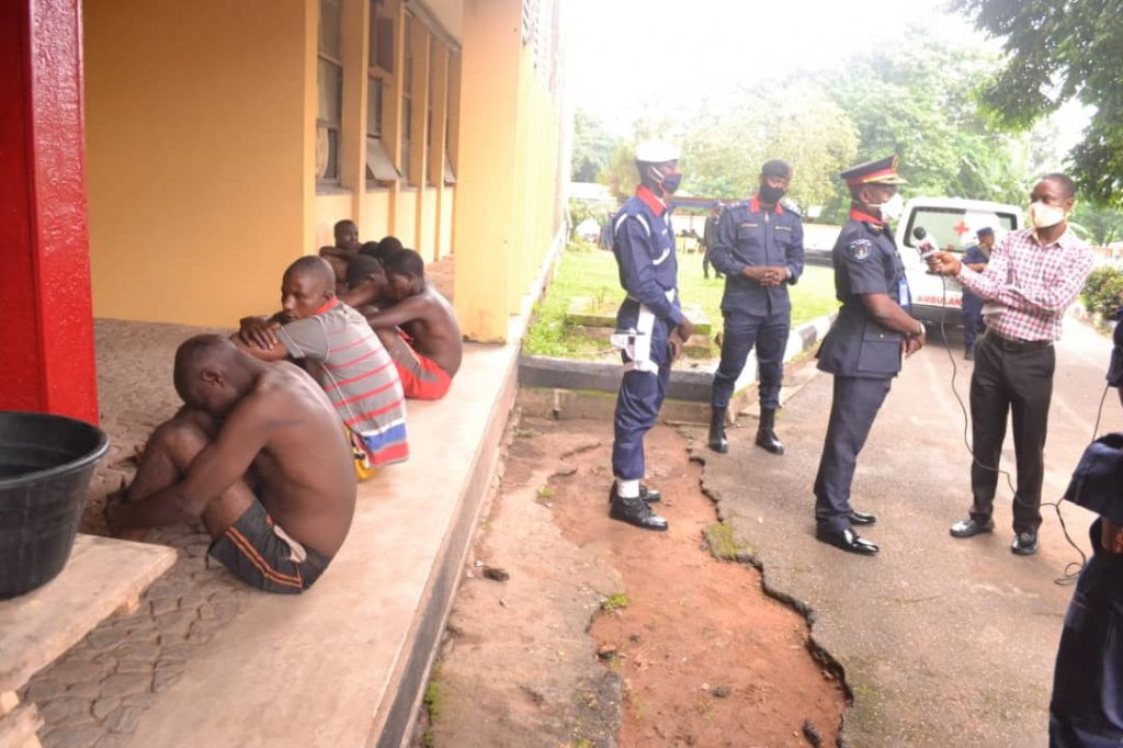 Suspected Motorcycle Thieves Apprehended In Ibadan (Photos) Suspected Motorcycle Thieves Apprehended In Ibadan (Photos)