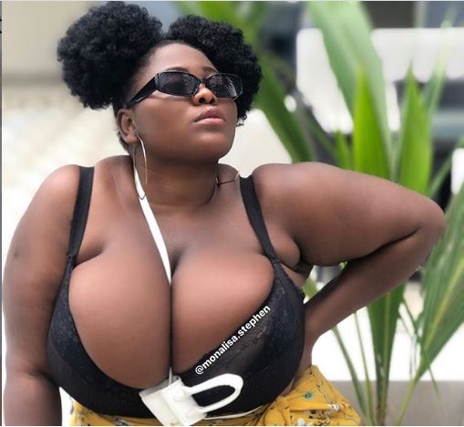 Nigerian Plus-Size Model, Monalisa Reveals Plans To Enhance Her Already Massive  Boobs To Make Them Bigger - 9jaflaver