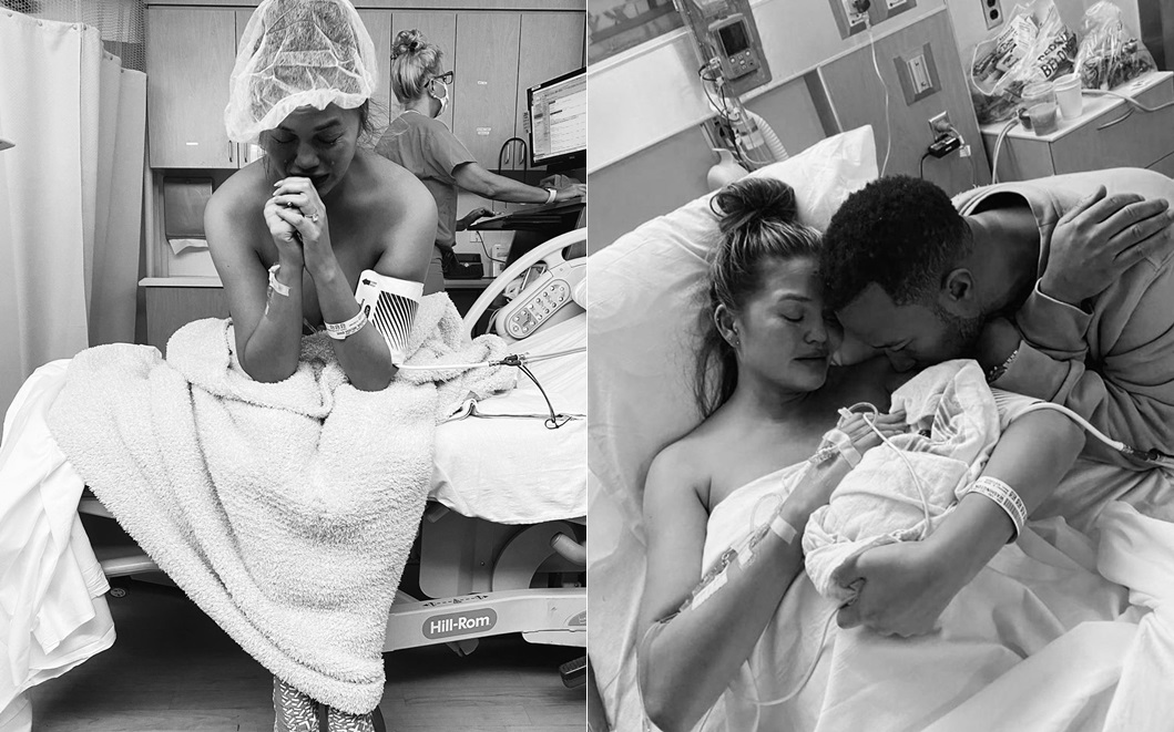 Heartbreaking Photos Of John Legend And Wife Mourning After Losing Newborn Son Moments After He Was Born 9jaflaver