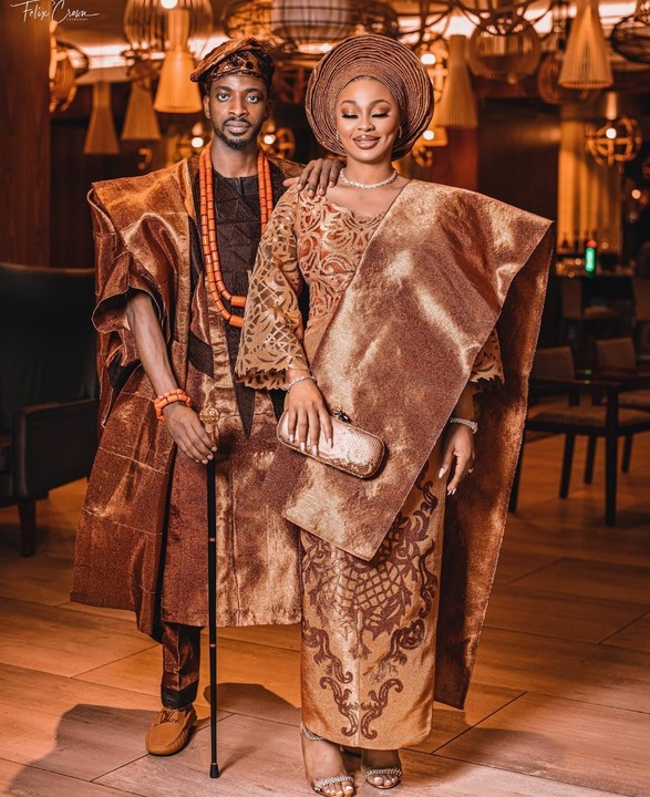 9ice And His Wife, Olasunkanmi Celebrate 1st Wedding Anniversary (Photos)