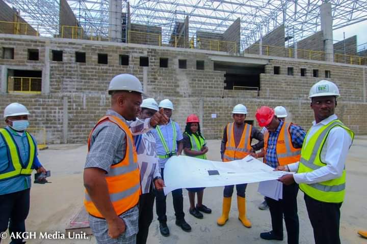 A visit to the ongoing project at the Victor Attah International ...