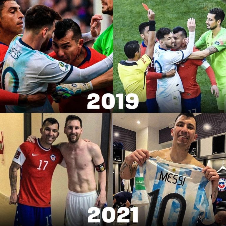 In 2019, Lionel Messi and Gary Medel were involved in a ...