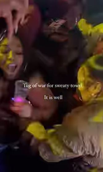 Ladies Fight Dirty Over Wizkid’s Sweaty Towel During Concert