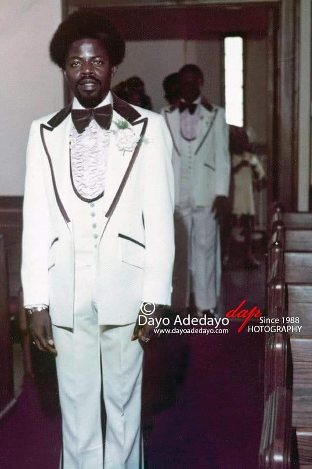 Throwback Photo Of Young Bola Tinubu In Suit