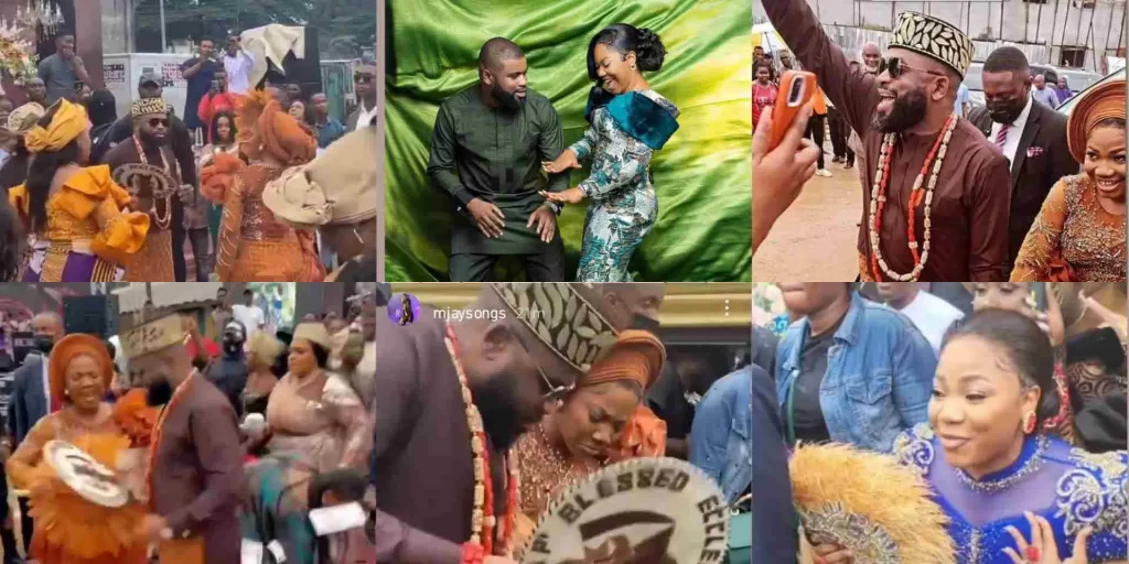 Photos and Videos from Mercy Chinwo’s Traditional Marriage Ceremony