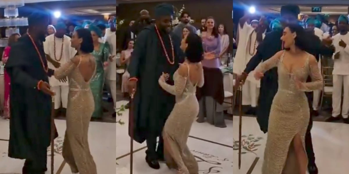 An endearing video online captures the lavish wedding ceremony between ...