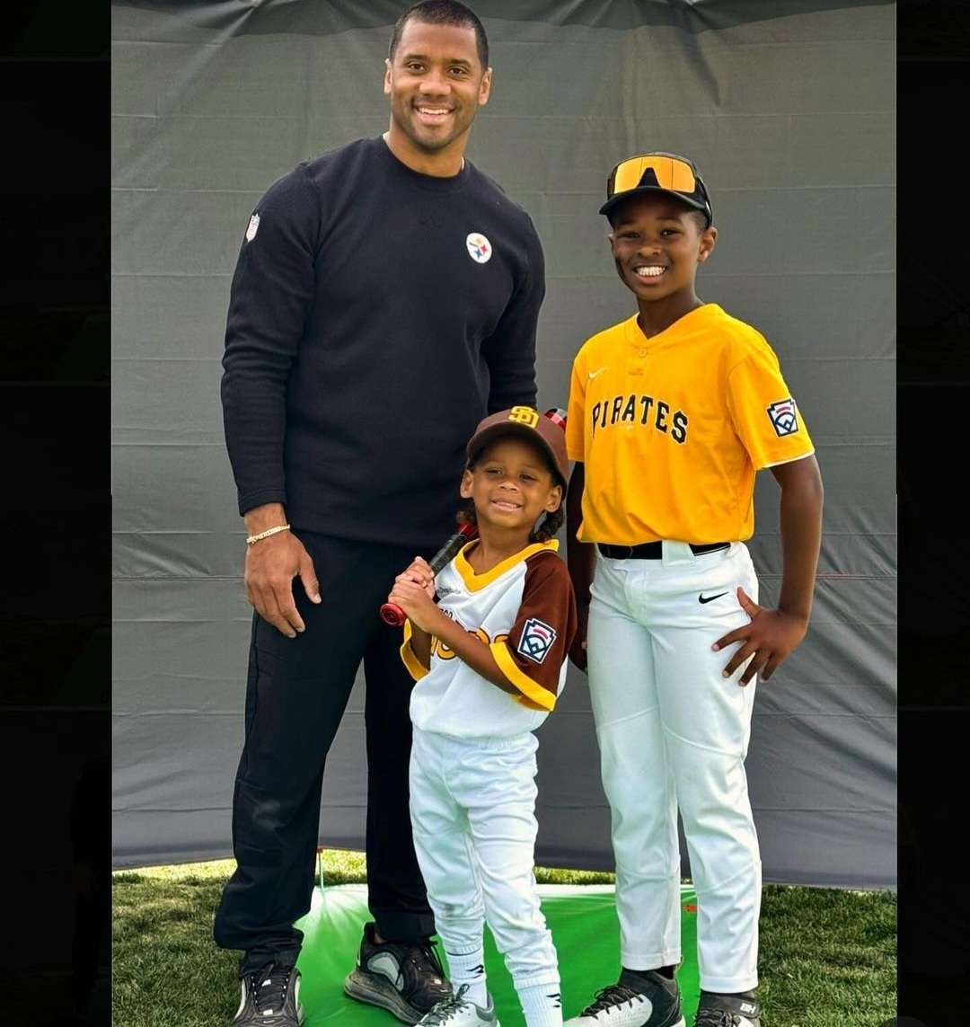 Russell Wilson is being hailed as the best stepfather after he proudly ...