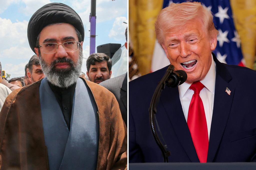 Trump laughs after being told Iran’s new Supreme Leader may be gay