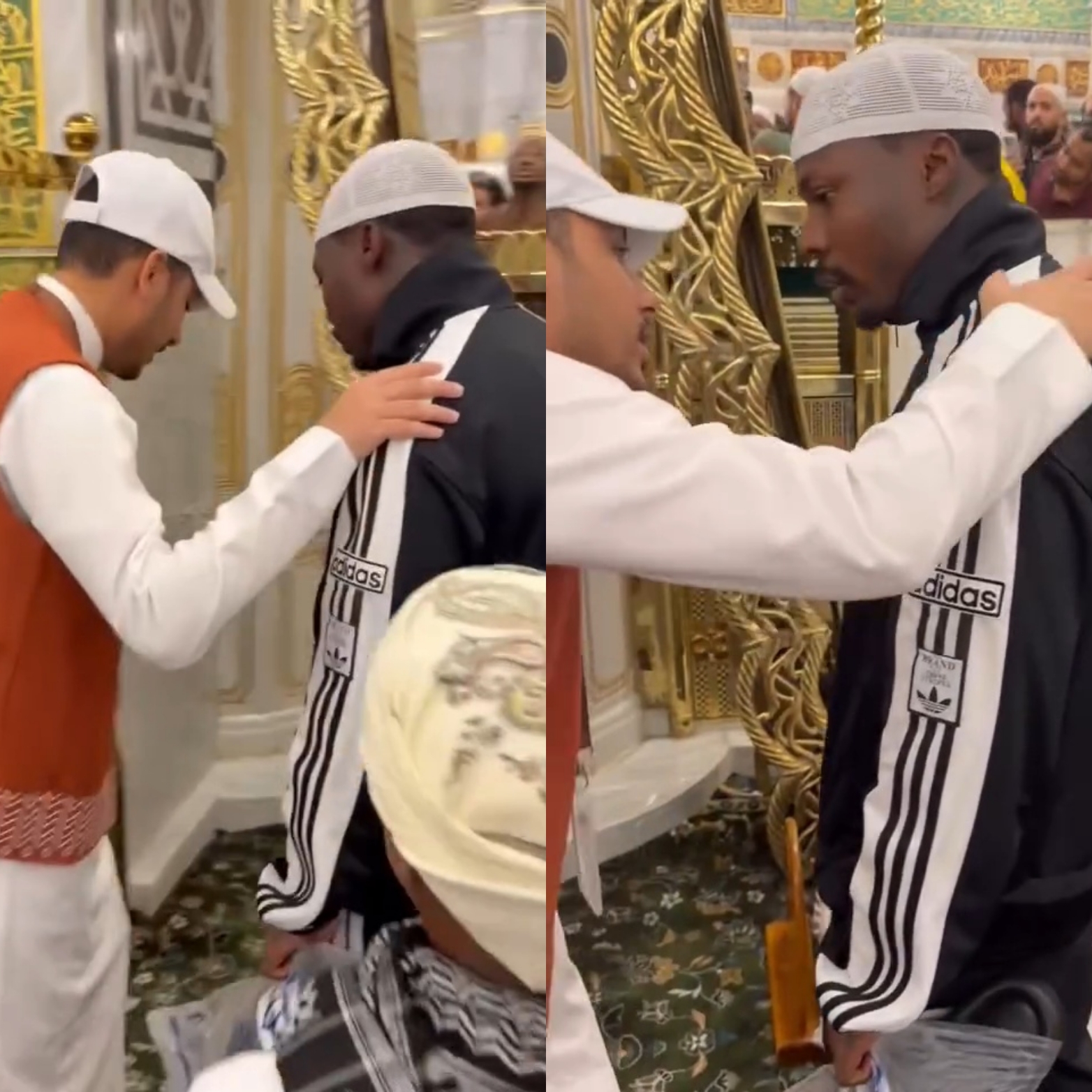 Asake allowed to pray at a special spot linked to Prophet Mohammed in the Holy Mosque in Medinah (video)